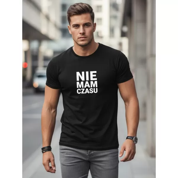 Moška majica s kratkimi rokavi DSTREET NX0114R-BK ČRNA 