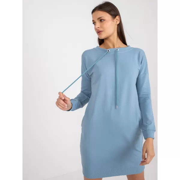  Obleka BASIC FEEL GOOD AP-SK-A-006.73 SVETLO MODRA 