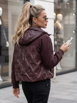 Ženska jakna DSTREET TY6094 BORDO