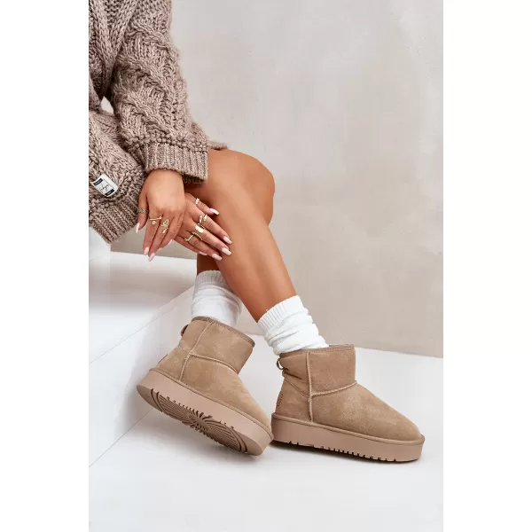  Ženski snežaki BOTO NN605 KAKI 