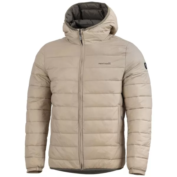  Moška jakna PENTAGON AURORA 2.0 PUFFER HOODED JACKET K08048-2.0 KAKI 