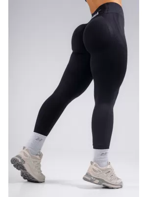 Ekstra push-up pajkice z visokim pasom NEBBIA PRIMAL 850 ČRNA