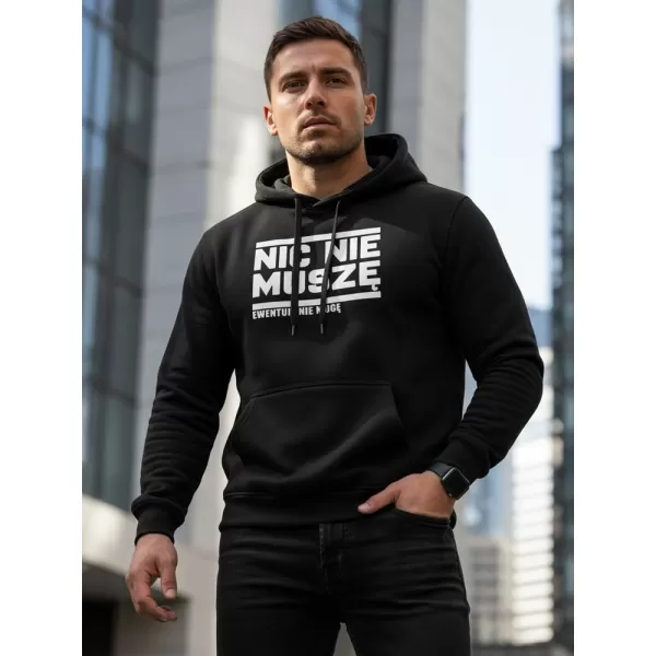  Moški pulover DSTREET NX0025B-BK ČRNA 