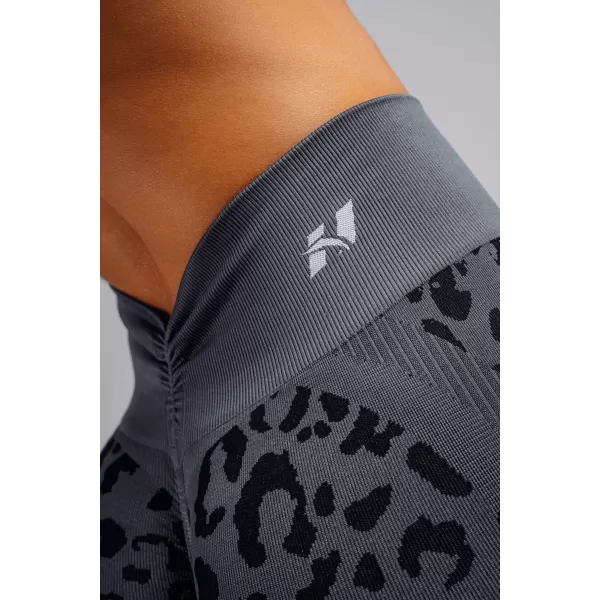  Kompresijske push-up pajkice z leopardjim potiskom NEBBIA PRIMAL 849 ČRNI LEOPARD 