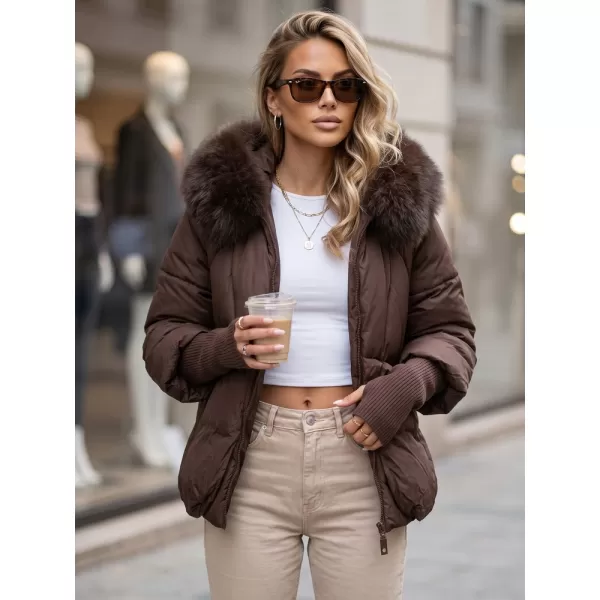  Ženska jakna DSTREET TY5991 RJAVA 