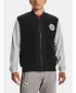 Moška jakna UNDER ARMOUR UA RIVAL FLC ALMA MATER BMBR 1366300-001 ČRNA