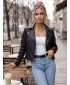 Ženska jakna DSTREET TY5723 ČRNA