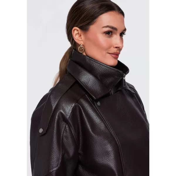  Ženska jakna OMBRE OW-JAFL-0138 RJAVA 
