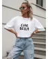 Ženska majica s kratkimi rokavi DSTREET NX9002RY-WH-O BELA