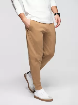 Moške trenirke OMBRE OM-PABS-0305 RJAVA