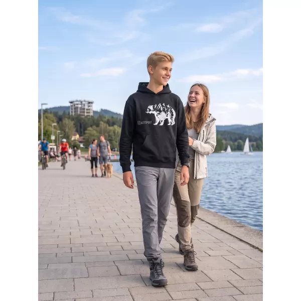  Otroški pulover ALTISPORT ALK193423 ČRNA 