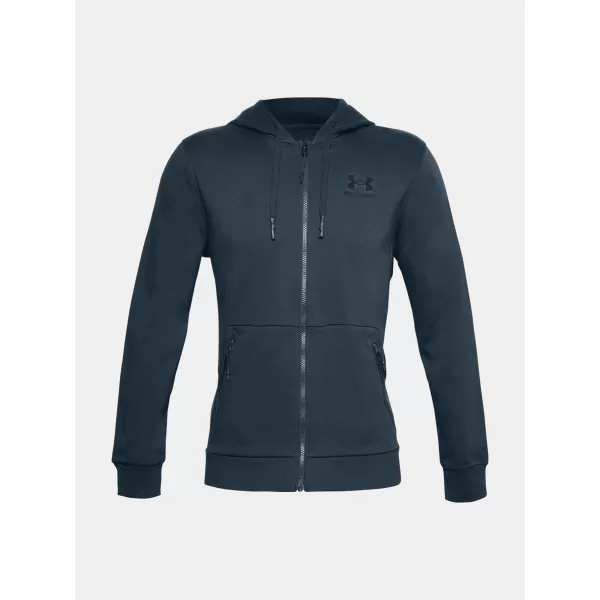  Moški pulover UNDER ARMOUR RIVAL FLEECE AMP FZ HD 1357113-467 MODRA 