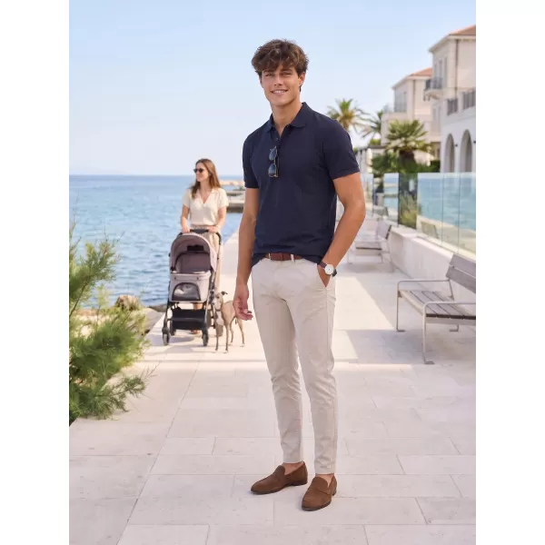  Moška majica s kratkimi rokavi z ovratnikom ALTISPORT NP/ALMST90601 ČRNI OPAL 
