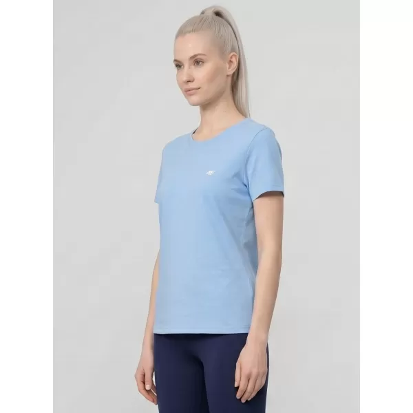  Ženska majica s kratkimi rokavi 4F WMM00TTSHF3308 DENIM 