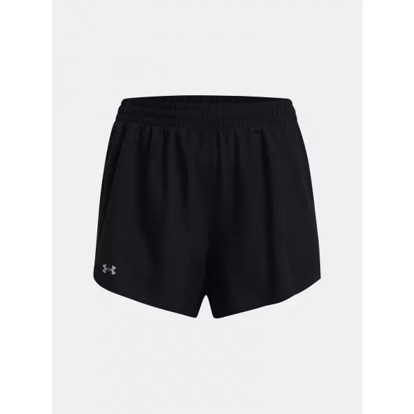  Ženske kratke hlače UNDER ARMOUR UA FLY BY 3'' SHORTS 1382853-001 ČRNA 