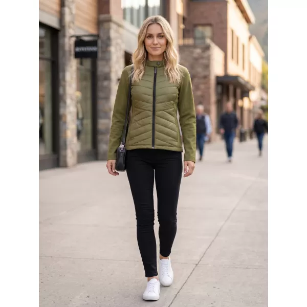  Ženska hibridna jakna MALFINI PREMIUM CROSS 556 AVOKADO ZELENA 