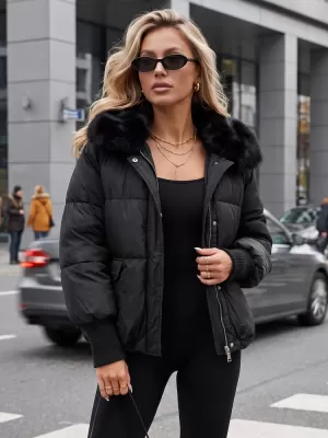 Ženska jakna DSTREET TY5815 ČRNA