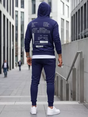 Moški komplet DSTREET AX0687 TEMNO MODRA