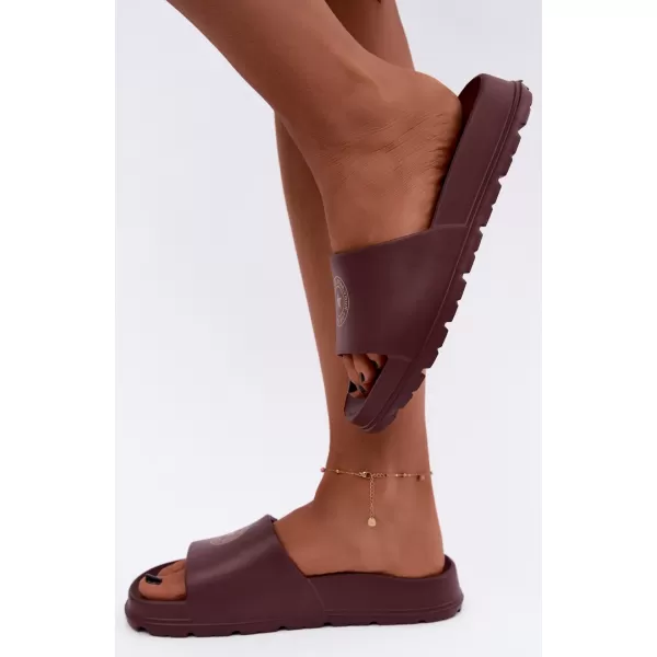  Ženski copati BIG STAR SHOES UU274075 ODTENKI RJAVE IN BEŽ 