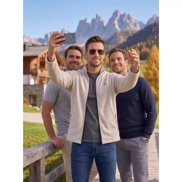  Moški pulover iz flisa ALTISPORT ALM002852 SREBRNI POUDARKI 
