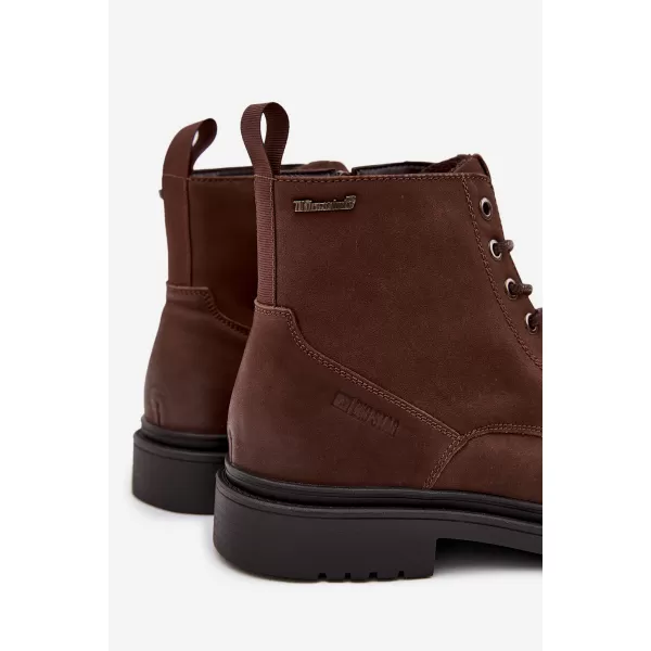  Moški gležnarji BIG STAR SHOES OO174149 RJAVA/BEŽ 