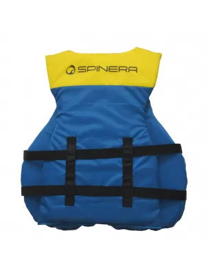 Plavalni brezrokavnik SPINERA Universal Nylon 2 MODRA/RUMENA