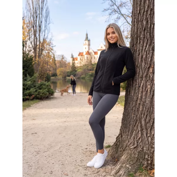  Ženski pulover iz flisa ALPINE PRO SIUSA 4 ČRNA 