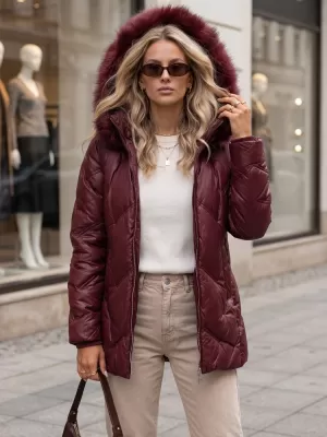 Ženska jakna DSTREET TY5813 BORDO