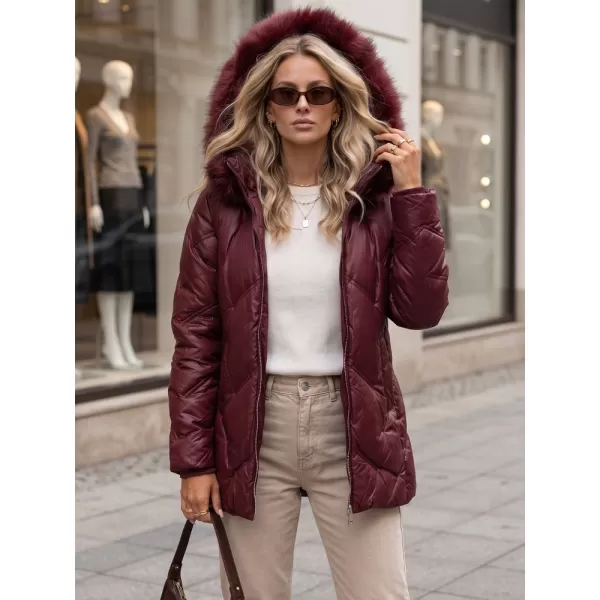  Ženska jakna DSTREET TY5813 BORDO 