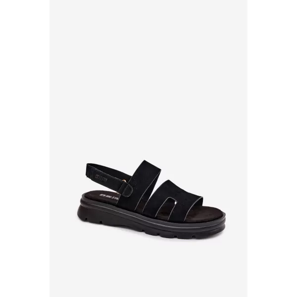  Ženske sandale BIG STAR SHOES TT274484 ČRNA 