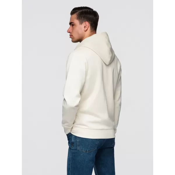  Moški pulover OMBRE OM-SSBZ-0272 KREMA 