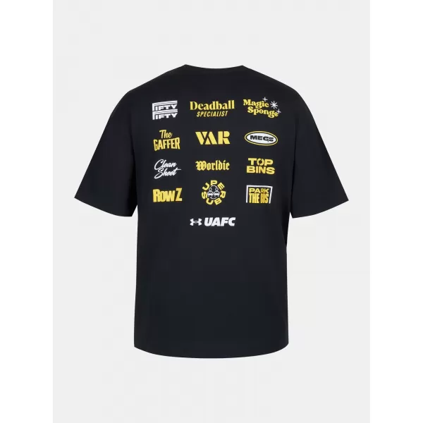  Moška majica s kratkimi rokavi UNDER ARMOUR M GFB MULTI COLOR HWT SS 6010362-001 ČRNA 