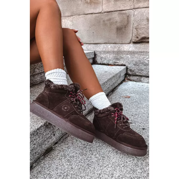  Ženski snežaki BIG STAR SHOES UU274312 ČOKOLADA 