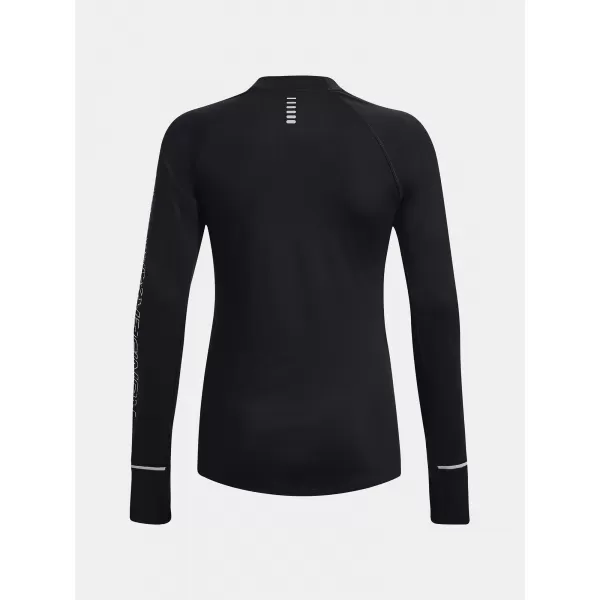  Ženska majica s kratkimi rokavi UNDER ARMOUR UA OUTRUN THE COLD LS 1373208-001 ČRNA 