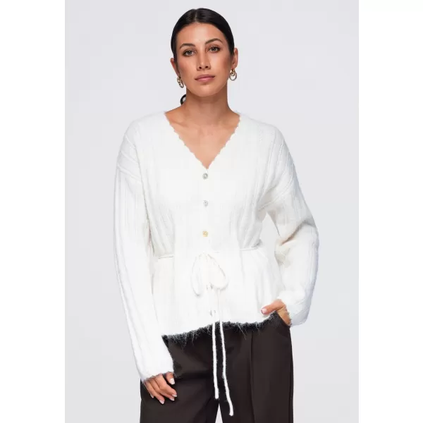  Ženski pulover OMBRE OW-SW-E0012 EKRU 