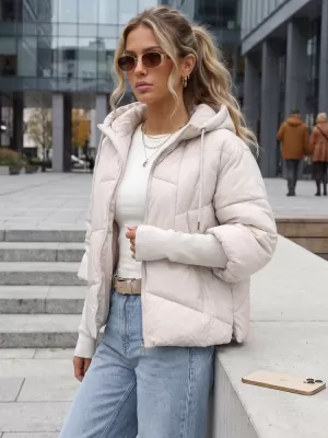Ženska jakna DSTREET TY5765 SVETLO SIVA