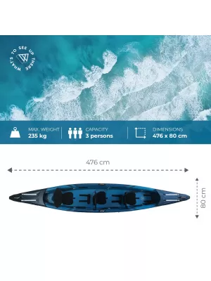 Kajak WATTSUP Torpedo 3 NEDOLOČEN