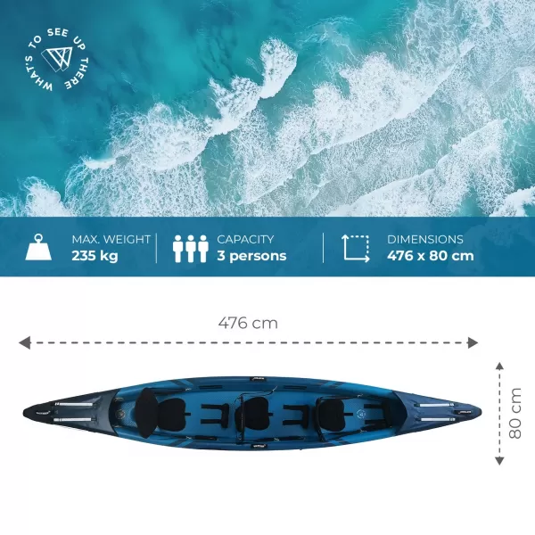  Kajak WATTSUP Torpedo 3 NEDOLOČEN 