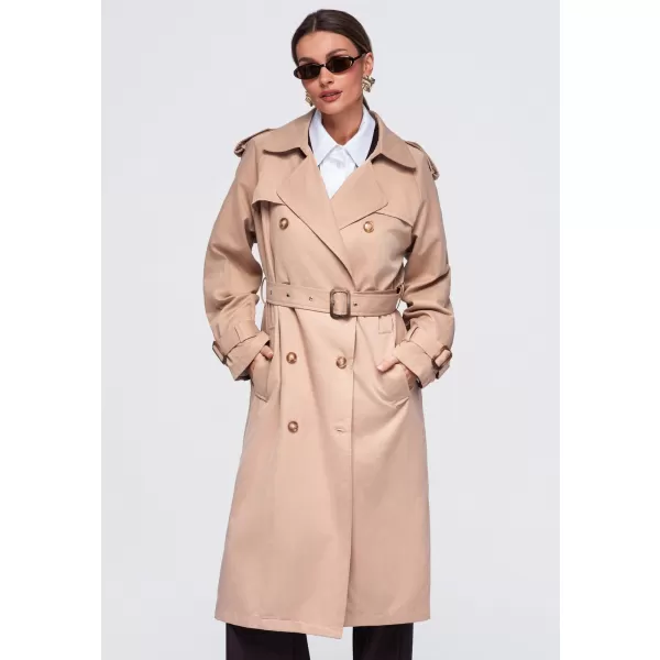  Ženski plašč OMBRE OW-COLC-0121 BEŽ 