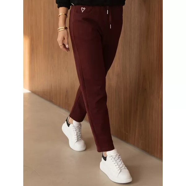  Ženske hlače DSTREET UY3213 BORDO 