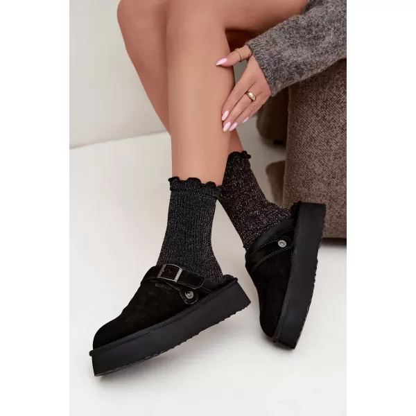  Ženski snežaki BIG STAR SHOES UU274698 ČRNA 
