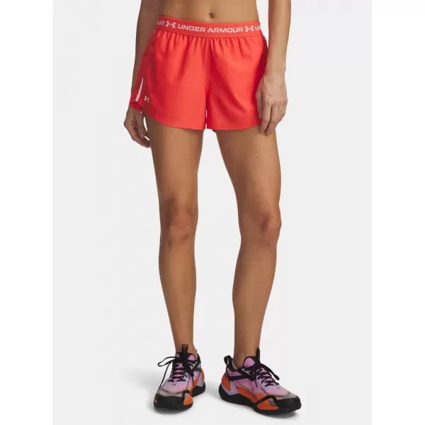  Ženske kratke hlače UNDER ARMOUR TECH PLAY UP SHORTS 1389882-690 RDEČA 