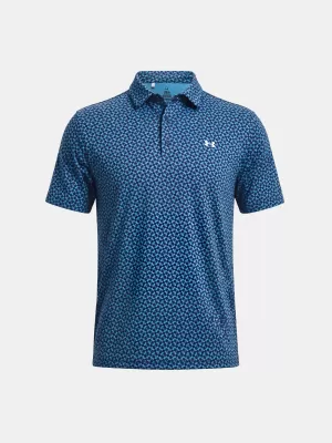 Moška majica s kratkimi rokavi UNDER ARMOUR UA T2G PRINTED POLO 6012304-413 MODRA