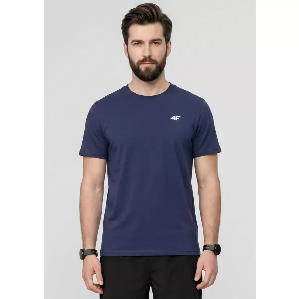 Moška funkcionalna majica 4F WAW25TFTSM1526 DENIM 