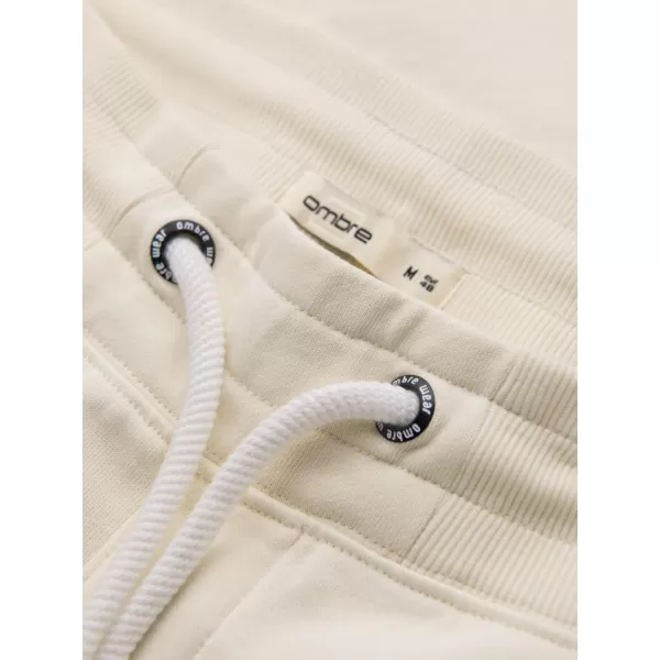  Moške trenirke OMBRE OM-PABS-0305 KREMA 
