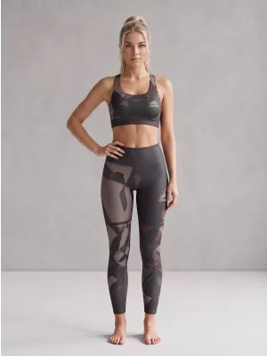 Ženske vrhunske dolge pajkice (nove velikosti) ALTISPORT VOJ/ALW080LEG05 TEMNO RJAVA