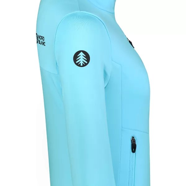  Ženski powerfleece pulover NORDBLANC CRISP NBSFL8338 SVETLO MODRA 