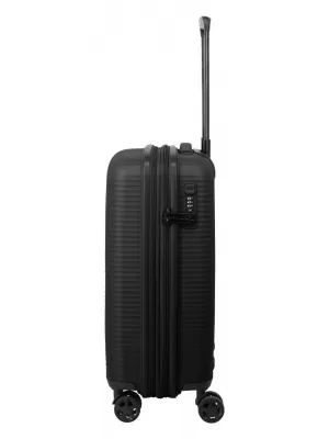 Kovček TRAVELITE AIR STRIPE 4W S EXP ČRNA