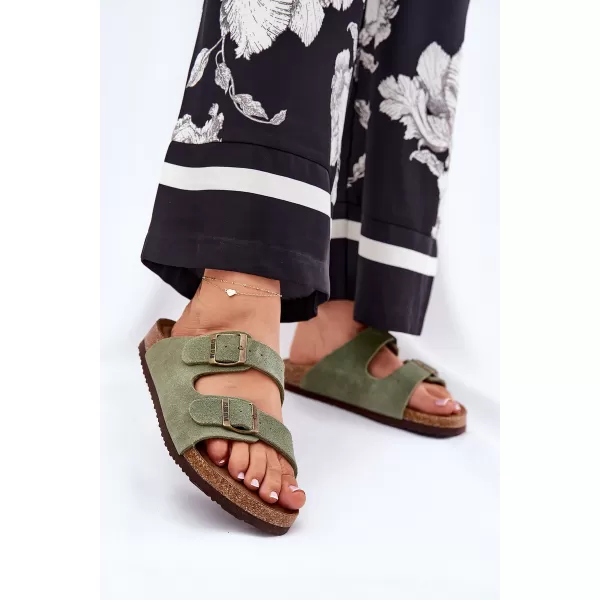  Ženski copati BIG STAR SHOES RR274A393 ZELENA 