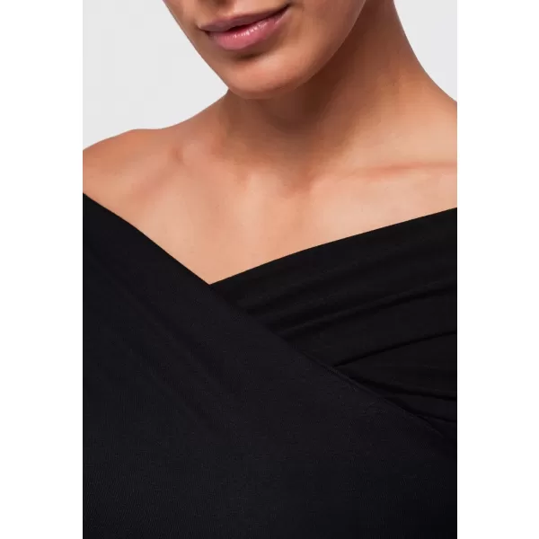  Ženska bluza OMBRE OW-TS-E0088 ČRNA 